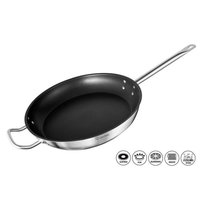 Pánev nerez, nepřilnavá pr.32  profi-line CaterWare