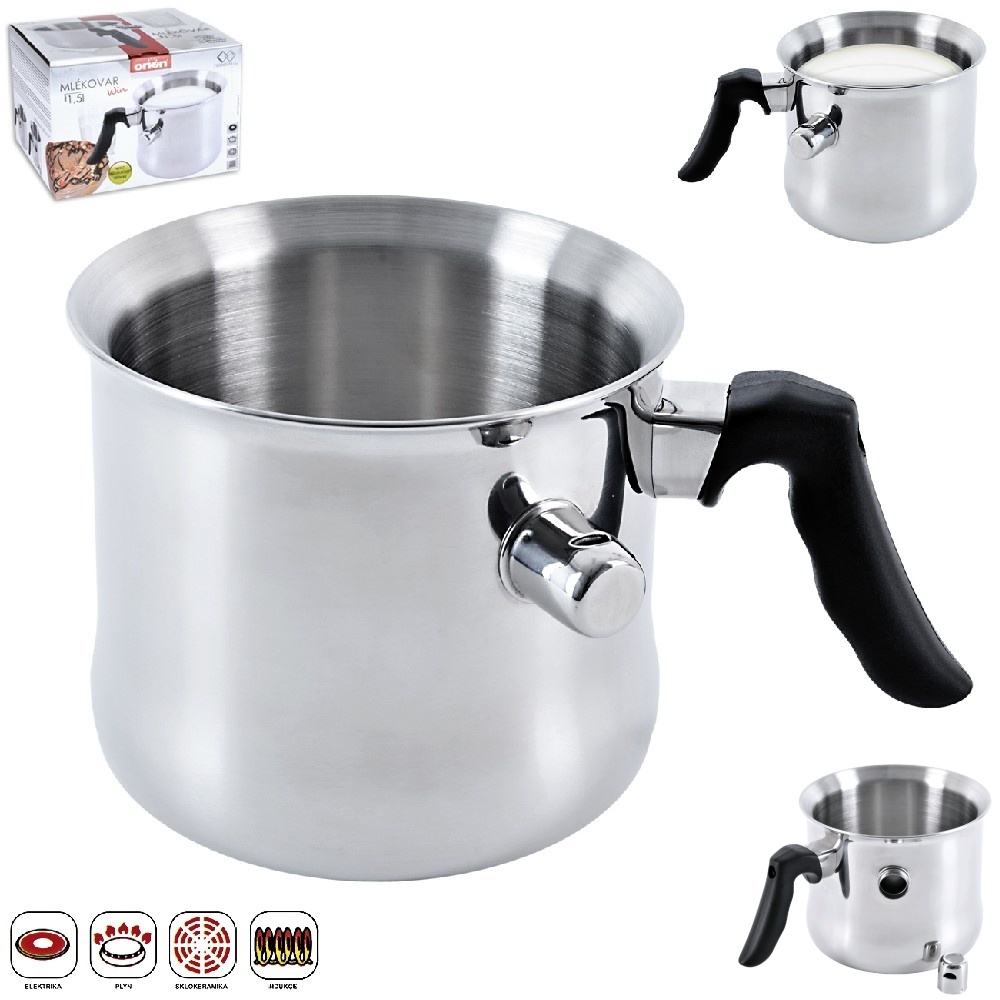 Mlékovar 2,5 l. nerez s píšťalkou