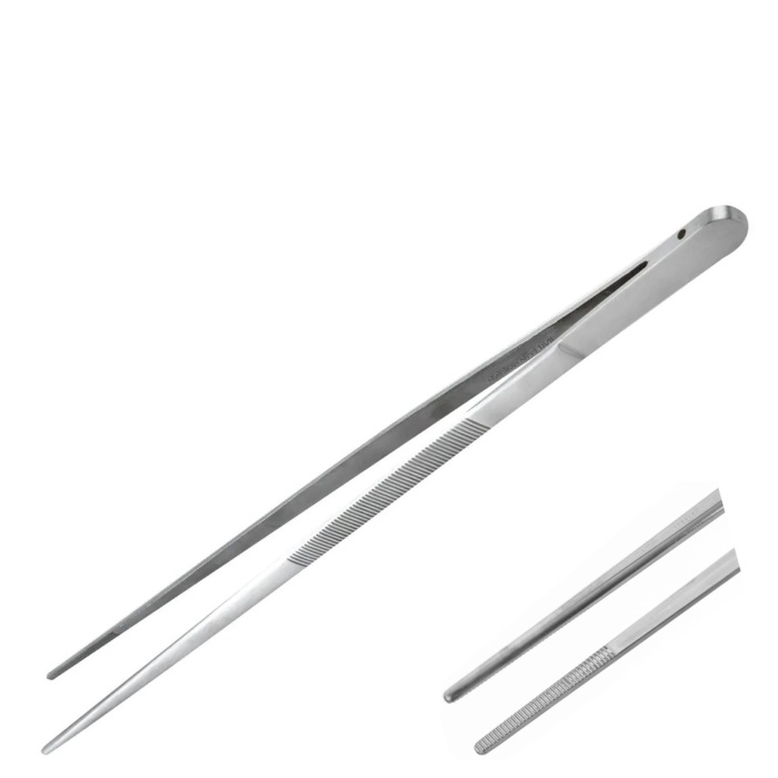 Pinzeta nerez 30 cm, obracečka