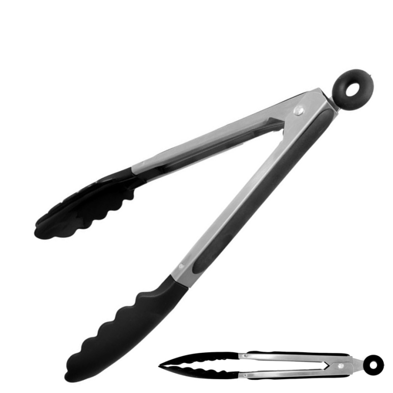 Kleště potravinářské INOX-plast d-28 cm COLOR#4