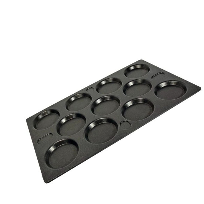 Plech na lívance 11 pozic  53 x 32,5 výška 4 cm