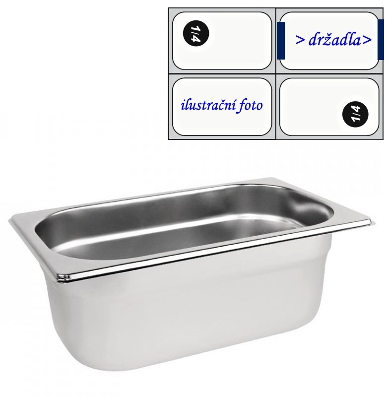 GN 1/4 - 100 INOX