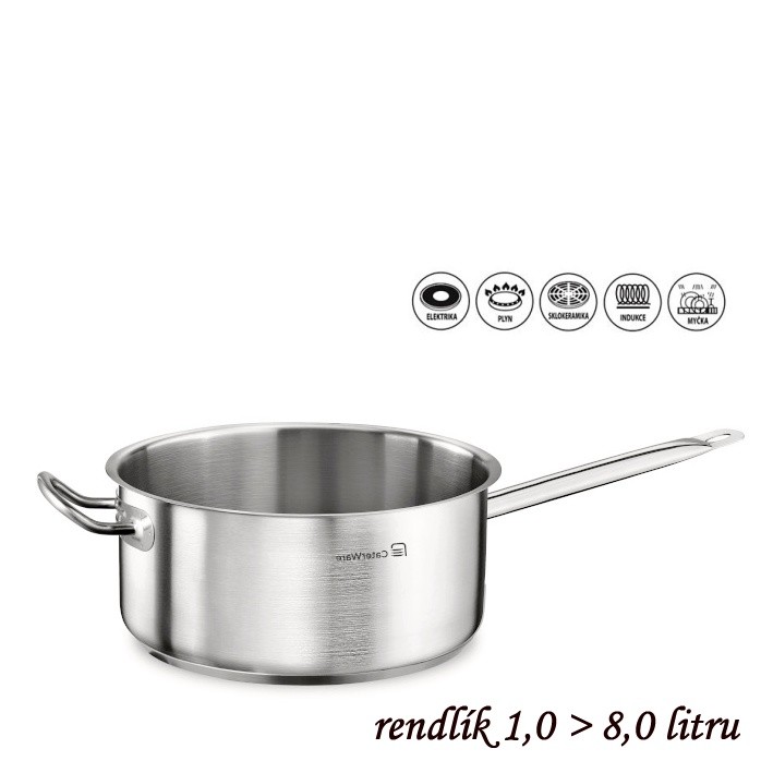 Rendlík  1,0 l. nerez pr.14 výška 7,0 profi-line CaterWare