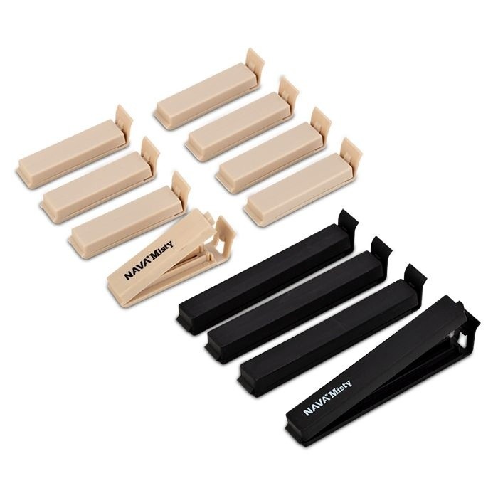 Skřipec na sáčky 11cm-4 ks, 6cm-8 ks MISTY