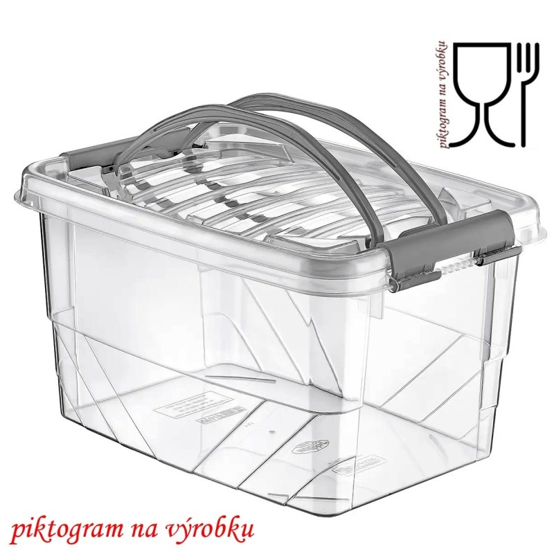 BOX 13 litrů Hand 35x26v21,5cm s víkem