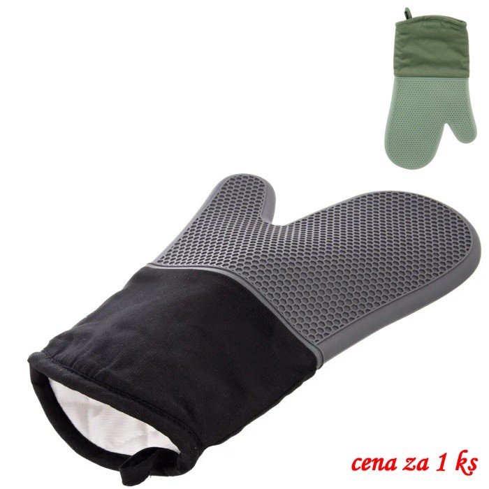 Rukavice kuch. d.40cm,š.20cm bavlna-silikagel