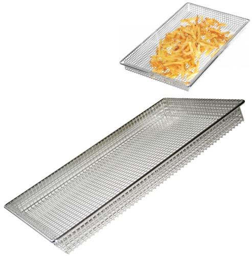 Koš fritovací na hranolky INOX 53 x 32,5 cm