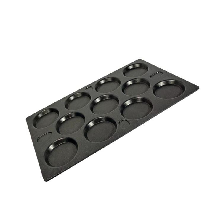 Plech na lívance 11 pozic  53 x 32,5 výška 4 cm