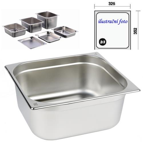 GN 2/3 - 100 INOX