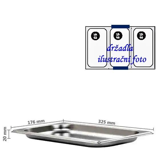 GN 1/3 -  20 INOX