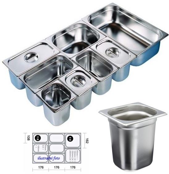 GN 1/6 - 100 INOX