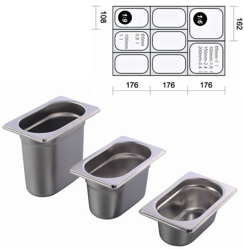 GN 1/9 -  65 INOX