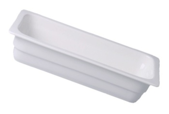 GN 1/3 - v 6,5 cm Porcelán - Bílý