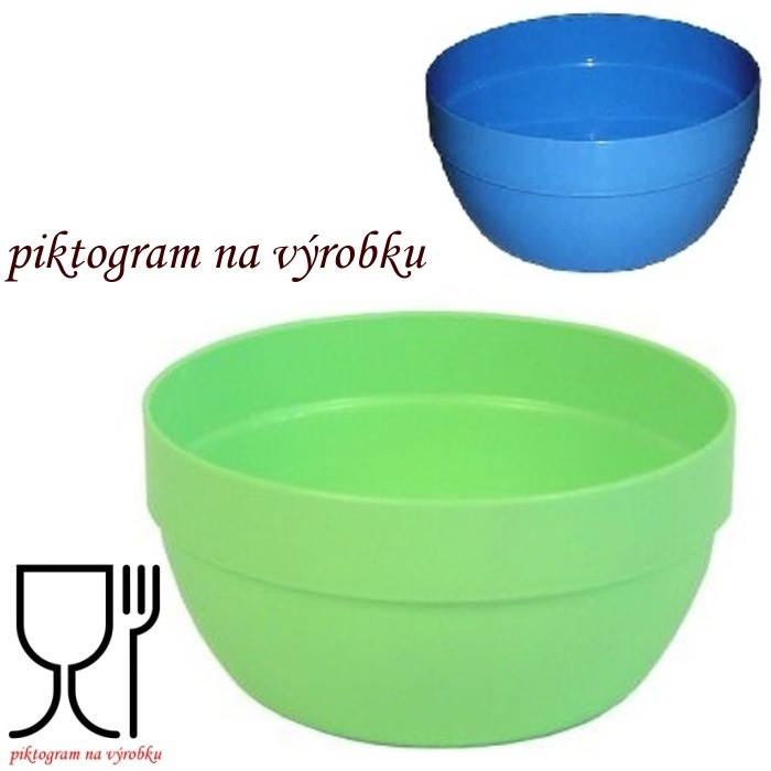 Miska jídelní 13cm polévková 0,4 l. UH-PP PETRA B-36 ks color # 6