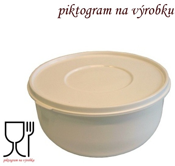 Miska jídelní s víčkem 13cm polévková 0,4 l. UH-PP PETRA color # 6