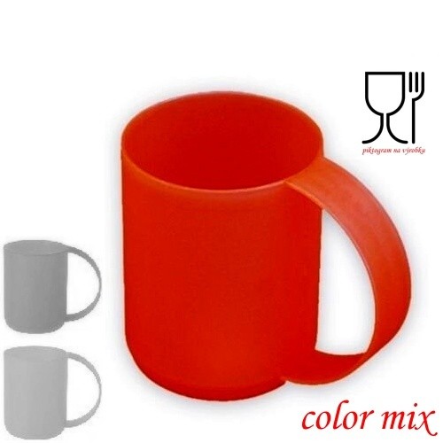 Hrnky UH 0,4 lit. REN COLOR mix bal. 36 ks
