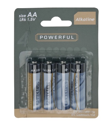 Baterie AA 1,5 V SET 4ks tužkové Alkalické